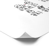 Poster L'arbre généalogique chinois complexe - Mandarin (Coin)