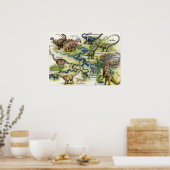 Poster L'arbre généalogique des Sauropodes (Cuisine)