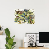 Poster L'arbre généalogique des Sauropodes (Bureau à domicile)