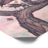 Poster L'arbre gothique de Victoria, l'art de la fée d'au (Coin)