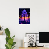 Poster L'arbre majestueux dans la forêt au charme du couc (Bureau à domicile)