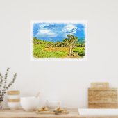 Poster L'arc-en-ciel sera vu dans le nuage (Cuisine)