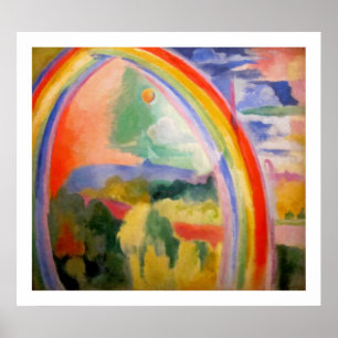 Poster L'arc en ciel - Vintage classique - par Robert Del