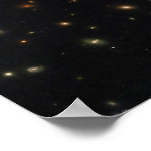 Poster L'Arc Sunburst Dans Un Gros Cluster Galaxy (Coin)