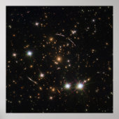 Poster L'Arc Sunburst Dans Un Gros Cluster Galaxy (Devant)