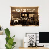 Poster L'Arcade Bowling Alley (Bureau à domicile)