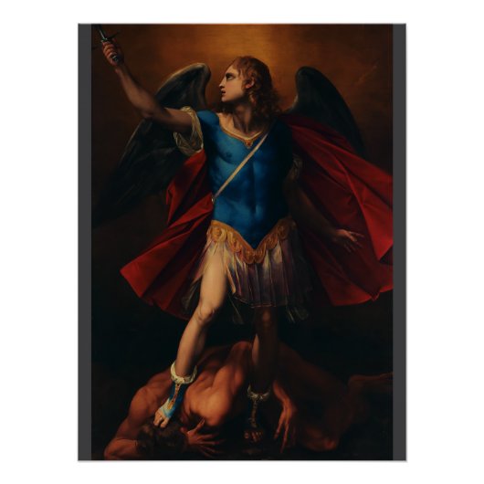 Poster L'Archange Michael par Cavaliere d'Arpino (Devant)