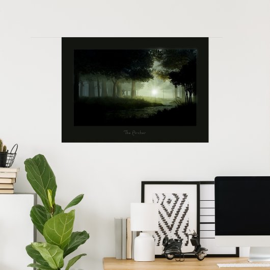 Poster L'Archer (Bureau à domicile)