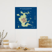 Poster L'archipel de San Francisco, 200' d'élévation du n (Cuisine)