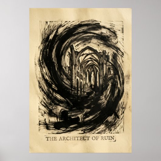 Poster L'Architecte De La Ruine (Devant)