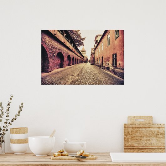 Poster L'architecture médiévale de Sibiu (Cuisine)