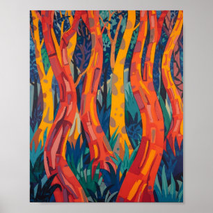 Poster L'Ardeur Prismatique du Crépuscule Sylvestre : Une