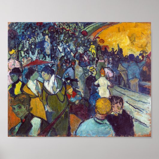 Poster L'Arène d'Arles | Van Gogh | (Devant)