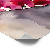 Poster Large Mer Méditerranée violet Serenity (Coin)