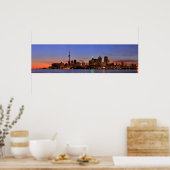Poster Large Panorama of Toronto Canada (Cuisine)