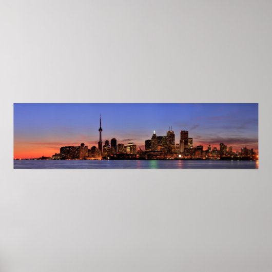 Poster Large Panorama of Toronto Canada (Devant)