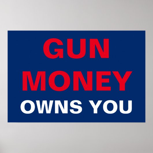 Poster L'argent des armes vous possède (Devant)