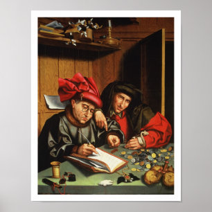 Poster L'argent Lenders (huile sur le panneau de chêne)