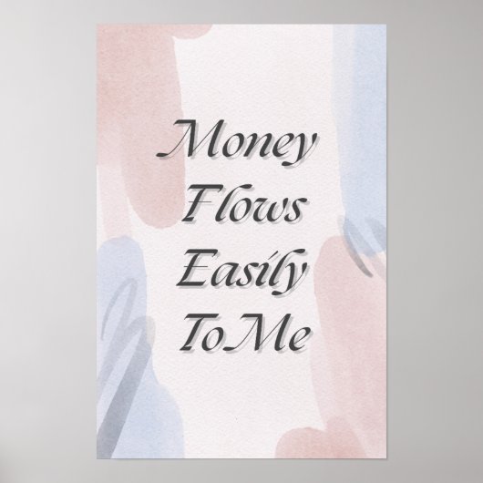 Poster L'Argent M'Arrive Facilement (Devant)