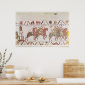 Poster L'armée de William va au Mont Saint-Michel (Cuisine)