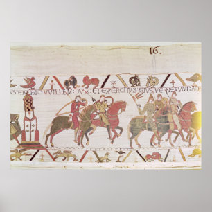 Poster L'armée de William va au Mont Saint-Michel