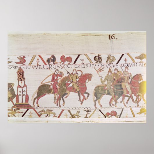 Poster L'armée de William va au Mont Saint-Michel (Devant)