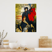 POSTER L'ARMÉE DU SALUT AIDE PENDANT LA GUERRE MONDIALE 1 (Cuisine)