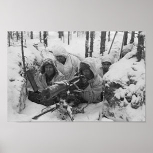 Poster L'armée finlandaise pendant la guerre d'hiver