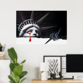 Poster Larmes de liberté (Bureau à domicile)