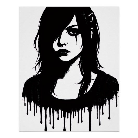 Poster Larmes d'Encre (Devant)