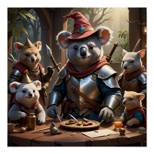 Poster LARPing Animals (Devant)