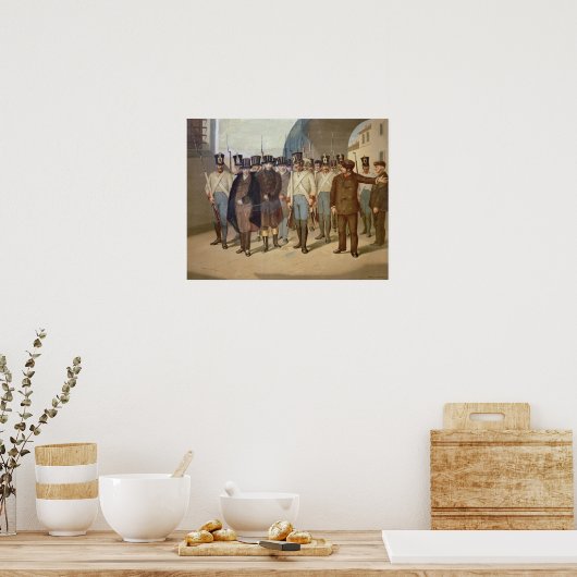 Poster L'arrestation des Carbonari (Cuisine)