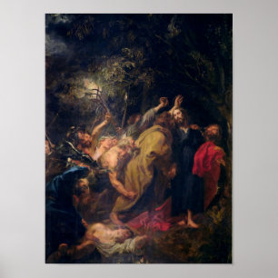 Poster L'arrestation du Christ dans les jardins,