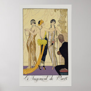 Poster L'arrêt de Paris, 1920-30 (tirage pochoir)