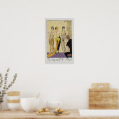 Poster L'arrêt de Paris, 1920-30 (tirage pochoir) (Cuisine)