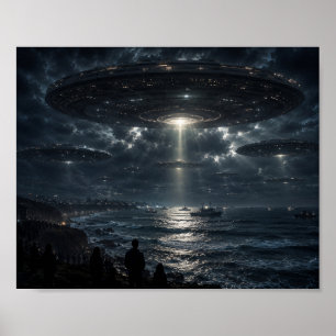 Poster L'Arrivée au-dessus de l'Océan