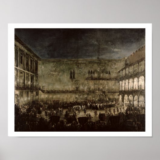Poster L'arrivée de la princesse Amelia de Saxe, en voitu (Devant)