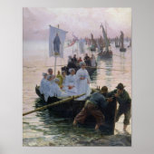 Poster L'arrivée de la procession de Sainte-Anne (Devant)