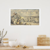 Poster L'arrivée de l'entraîneur de stade au Sun Inn, Bod (Cuisine)