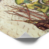 Poster L'arrivée des Français à Port Royal (Coin)