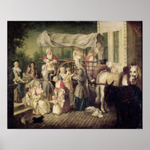 Poster L'arrivée des infirmières occidentales