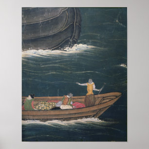 Poster L'arrivée du Japon portugais, petite cargaison