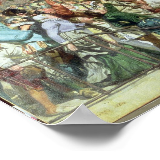 Poster L'arrivée triomphale à Rotterdam (Coin)