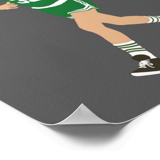 Poster Larry Bird (Coin)