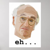 Poster Larry David Eh (Devant)