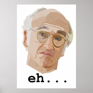 Poster Larry David Eh