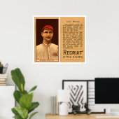 Poster Larry McLean Reds Baseball 1912 (Bureau à domicile)