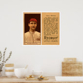 Poster Larry McLean Reds Baseball 1912 (Cuisine)