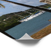 Poster L'arsenal de Nelson à Antigua en toile (Coin)