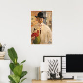 Poster Larsson - Autoportrait (Bureau à domicile)